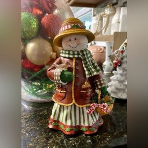 Christmas Snowman Lady